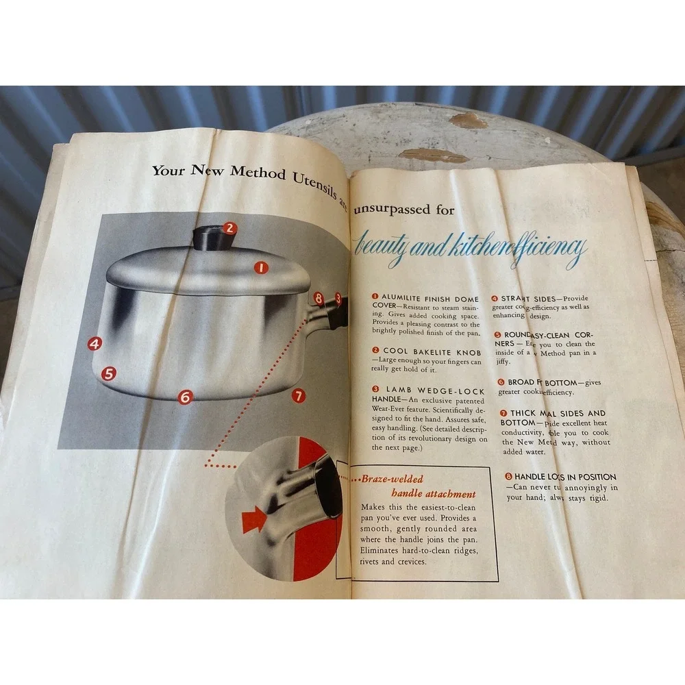 1950s Wear Ever New Method Cooking Instruction Book